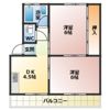 岩田アパートの間取り画像