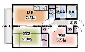 クリスタルハイツの間取り画像