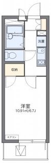 レオパレスフジニューコートの間取り画像