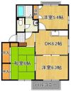パットターンヒルズ B棟の間取り画像