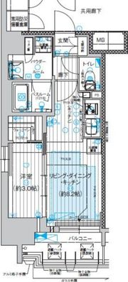 プレサンスレイズ千種今池の間取り画像
