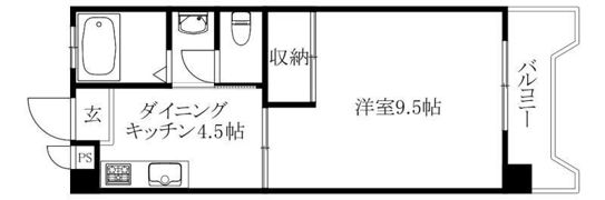 サウザンドリーフ南の間取り画像