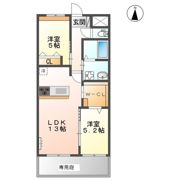 侑信輪Ⅲの間取り画像