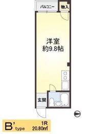 南森町ロイヤルハイツの間取り画像