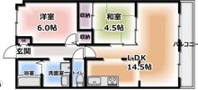 キングマンションの間取り画像