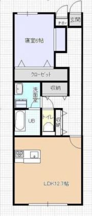 アルカンジュ高柳西町の間取り画像