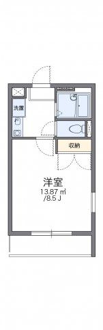 レオパレスMITAの間取り画像