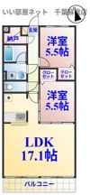 ペレーネ増嶋の間取り画像