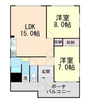 H2天城通の間取り画像