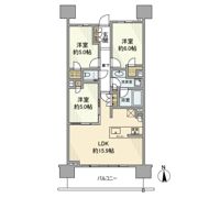 シティタワー品川パークフロントの間取り画像