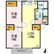 コスモ福万 A棟の間取り画像