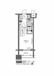 プラウドフラット三軒茶屋の間取り画像