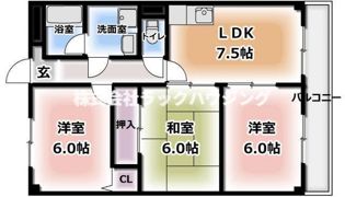 シャルム2番館の間取り画像