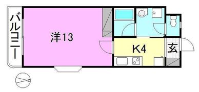 カーサフローラの間取り画像