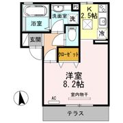 メルベーユの間取り画像