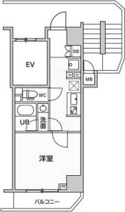 ・LUNIQ高島平の間取り画像
