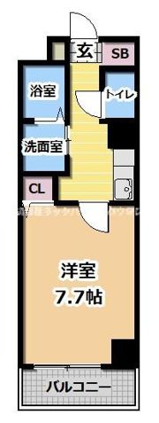 GROOVE守口駅前の間取り画像