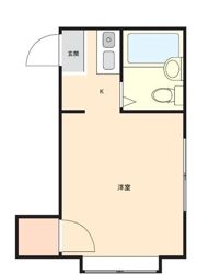 タムラハイツの間取り画像