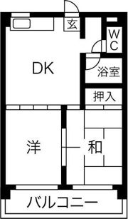 伊藤マンションの間取り画像