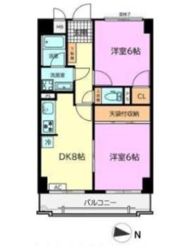 ケリーズマンションの間取り画像