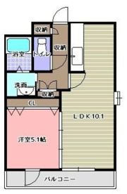 サンシャインヒル壱番館の間取り画像