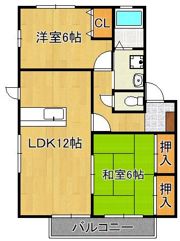 アネシス一枝 B棟の間取り画像