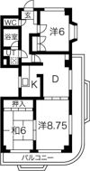 パルナスよもぎ台の間取り画像