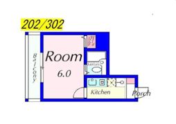 ドミノ石山の間取り画像