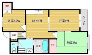 ダフゴ第3マンションの間取り画像