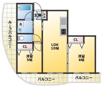 ローカス四面道(シメンドウ)の間取り画像
