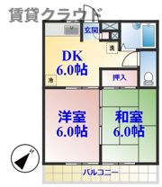 レジデンスヤマダの間取り画像