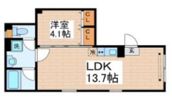 skyresidence新御徒町の間取り画像