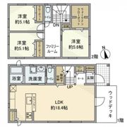 久米川町戸建の間取り画像
