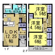 リーブルファイン新舞子 2号棟の間取り画像