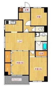プレミール三鷹の間取り画像
