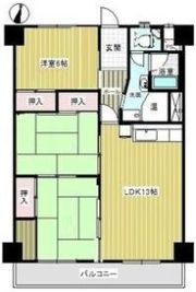 森孝西住宅 1号棟の間取り画像