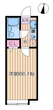 エクレール東小岩ⅡAの間取り画像