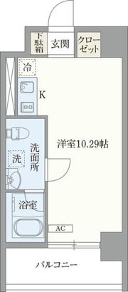 オープンブルーム東新宿の間取り画像