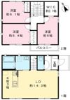 蕨市南町4丁目戸建の間取り画像