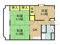 デュオプラザ33の間取り画像