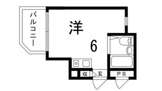 ジョイフル中山手の間取り画像