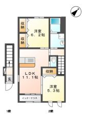 サンライズ東方の間取り画像