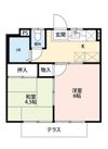 カナディアンハイツ中村Aの間取り画像