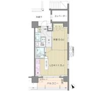 アンビエンテ芝浦の間取り画像