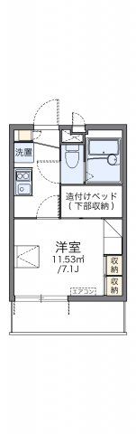 レオパレスFuminの間取り画像