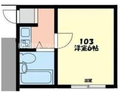 太陽ハイツの間取り画像