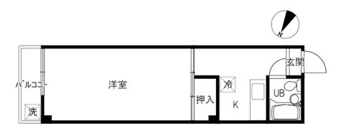 オレンジハイツⅡの間取り画像