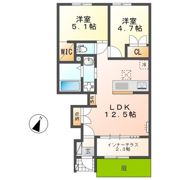 仮）守山区笹ヶ根2丁目新築アパートの間取り画像