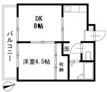 ヴィラ・サンポートの間取り画像