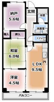 フレアコートコスモの間取り画像
